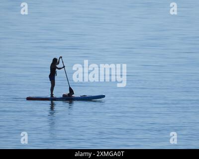 Sheerness, Kent, UK. 28th July, 2024. UK Weather: sunny in Sheerness, Kent. Credit: James Bell/Alamy Live News Stock Photo