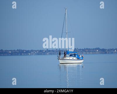 Sheerness, Kent, UK. 28th July, 2024. UK Weather: sunny in Sheerness, Kent. Credit: James Bell/Alamy Live News Stock Photo