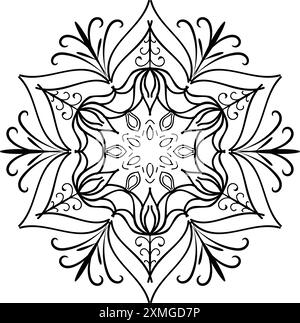 Floral Mandala Vector art 28 Stock Vector