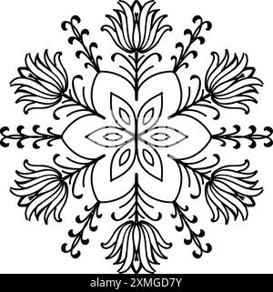 Floral Mandala Vector art 25 Stock Vector