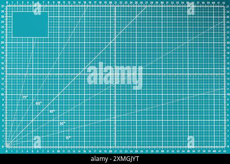 Craft and cutting mat protective texture full screen Stock Photo