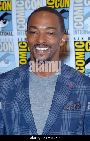 Anthony Mackie beim Photocall zum Kinofilm Captain America: Brave New World auf der San Diego Comic-Con International 2024 im Hilton Bayfront Hotel. San Diego, 27.07.2024 *** Anthony Mackie at the photocall for the movie Captain America Brave New World at the San Diego Comic Con International 2024 at the Hilton Bayfront Hotel San Diego, 27 07 2024 Foto:xD.xStarbuckx/xFuturexImagex america 4732 Stock Photo