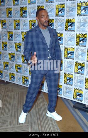 Anthony Mackie beim Photocall zum Kinofilm 'Captain America: Brave New World' auf der San Diego Comic-Con International 2024 im Hilton Bayfront Hotel. San Diego, 27.07.2024 Stock Photo