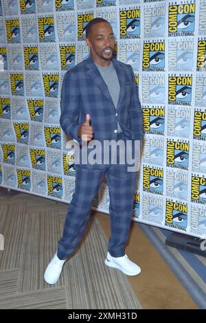 Anthony Mackie beim Photocall zum Kinofilm 'Captain America: Brave New World' auf der San Diego Comic-Con International 2024 im Hilton Bayfront Hotel. San Diego, 27.07.2024 Stock Photo