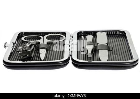 manicure set isolated on white background Stock Photo