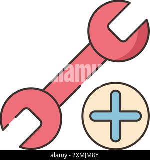 New Tools Icon Stock Vector