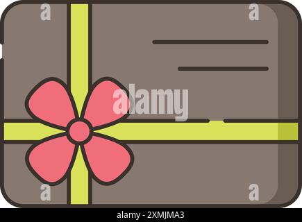 Gift Card Icon Stock Vector