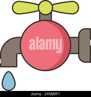 Plumbing Icon Stock Vector