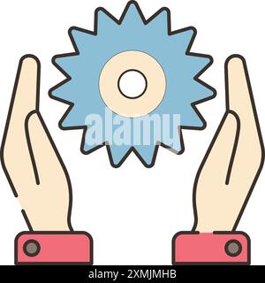 Sharpening Service Icon Stock Vector