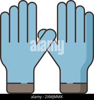 Protective Gear Icon Stock Vector