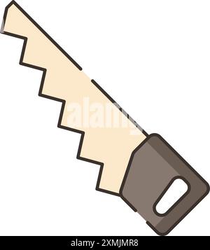 Saw Tool Icon Stock Vector