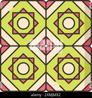 Tiles Icon Stock Vector
