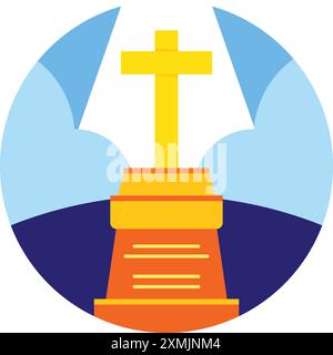 US Holiday Good Friday Stock Vector