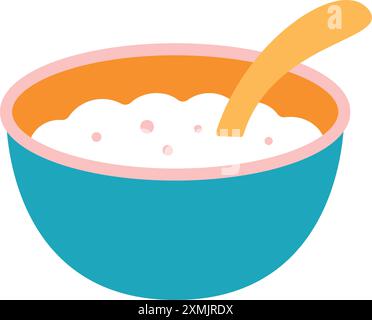 Baby Bowl Stock Vector