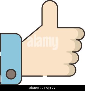 Like Web Icon Stock Vector