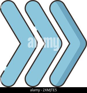 Arrow Right Web Icon Stock Vector