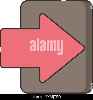 Sign In Web Icon Stock Vector