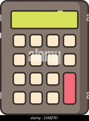 Calculator Web Icon Stock Vector