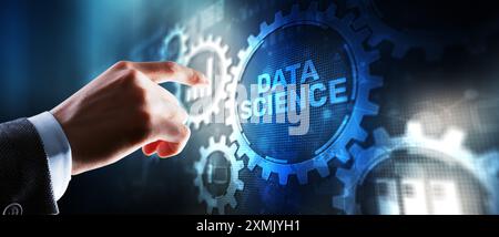 Data science analytics concept. Artificial intelligence Analysis. Internet technology concept Stock Photo