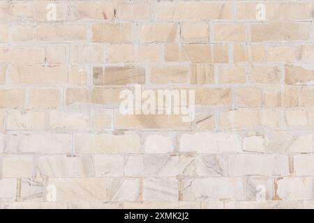 Texture of gray stone wall which is a surface of Washington Monument in D.C. Stock Photo