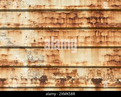 Background texture of scratched rusted steel Stock Photo