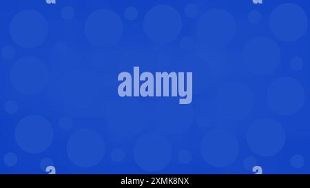 Abstract blue background with a bokeh effect, featuring soft, blurred circles of varying sizes. Ideal for creating calm, serene, and visually appealin Stock Photo