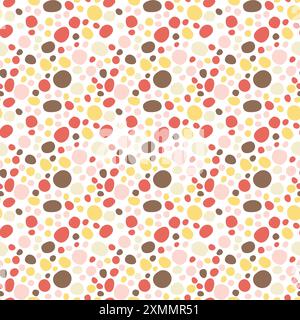 Small dash colorful pattern. Seamless minimal dash pattern, small elements confetti. Stock Vector