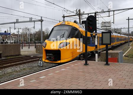 ICNG new NS high speed train at Rotterdam Central station in the Netherlands Stock Photo