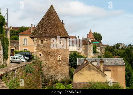 Gally Bastion, Avallon, Bourgogne, France Stock Photo