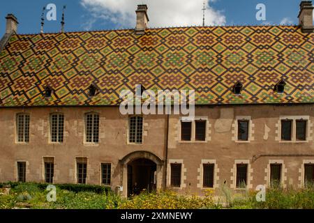 Hotel Dieu des Hospices, Beaune, Bourgogne, France Stock Photo