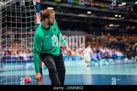 Paris, France. 29th Jul 2024.  Andreas Wolff (GER) Paris 2024 Olympic Games Handball Japan vs Germany  Japan vs Deutschland Olympische Spiele 29.07.2024   Credit: Moritz Muller/Alamy Live News Stock Photo