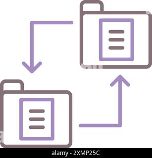 Data lnterfaces Stock Vector