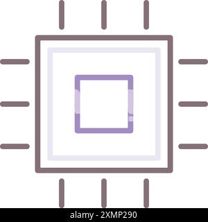 CPU Stock Vector
