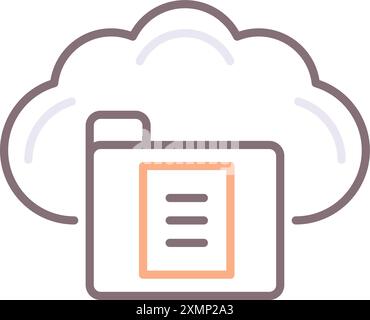 Cloud Storage Stock Vector