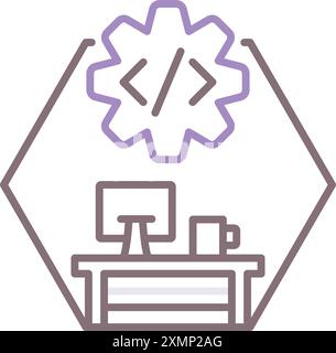 Dev Environment Stock Vector