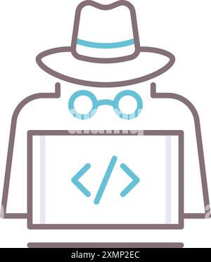 Hacker Stock Vector