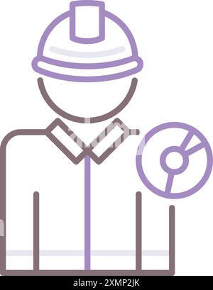 Software Engineer Man Stock Vector