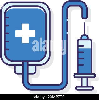 Infusion Therapy Stock Vector