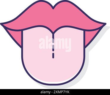 Tongue Stock Vector