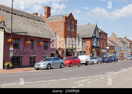 Market Place, Long Sutton, Lincolnshire Stock Photo