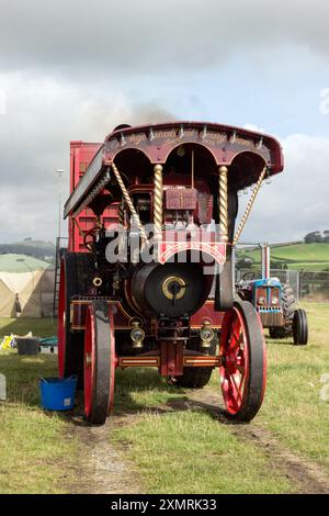 1928 Fowler DNB Showman's Engine. Cumbria Steam Gathering 2024. Stock Photo