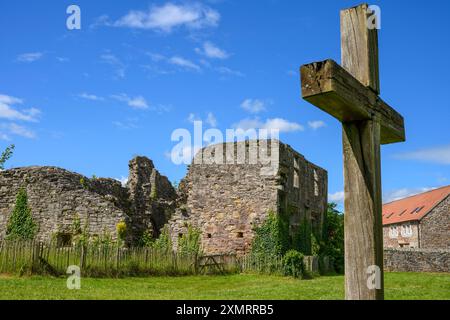 Balmerino Abbey, Balmerino village, Newport-on-Tay, Fife, Scotland. Stock Photo