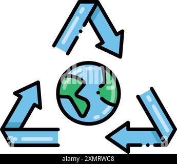 Circular Economy Stock Vector
