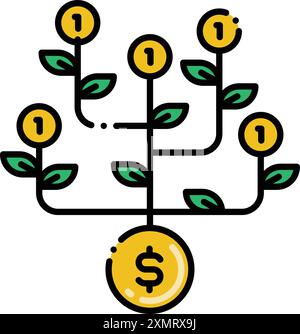 Resource Productivity Stock Vector