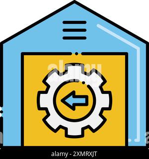 Reverse Logistics Stock Vector