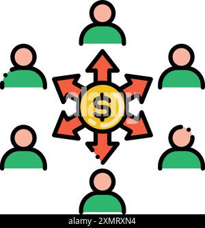 Sharing Economy Stock Vector