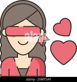 Blind Date Stock Vector