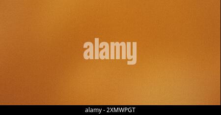 Orange grainy gradient background creating a rough textured surface Stock Photo