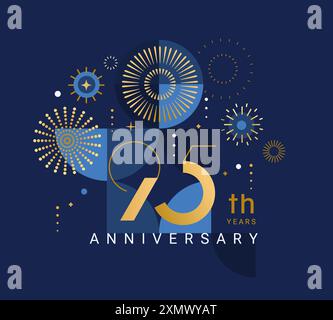 Anniversary 95,celebrating 95 years anniversary Stock Vector