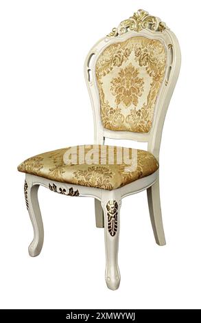 Classic armchair isolated on white background with clipping path Stock Photo
